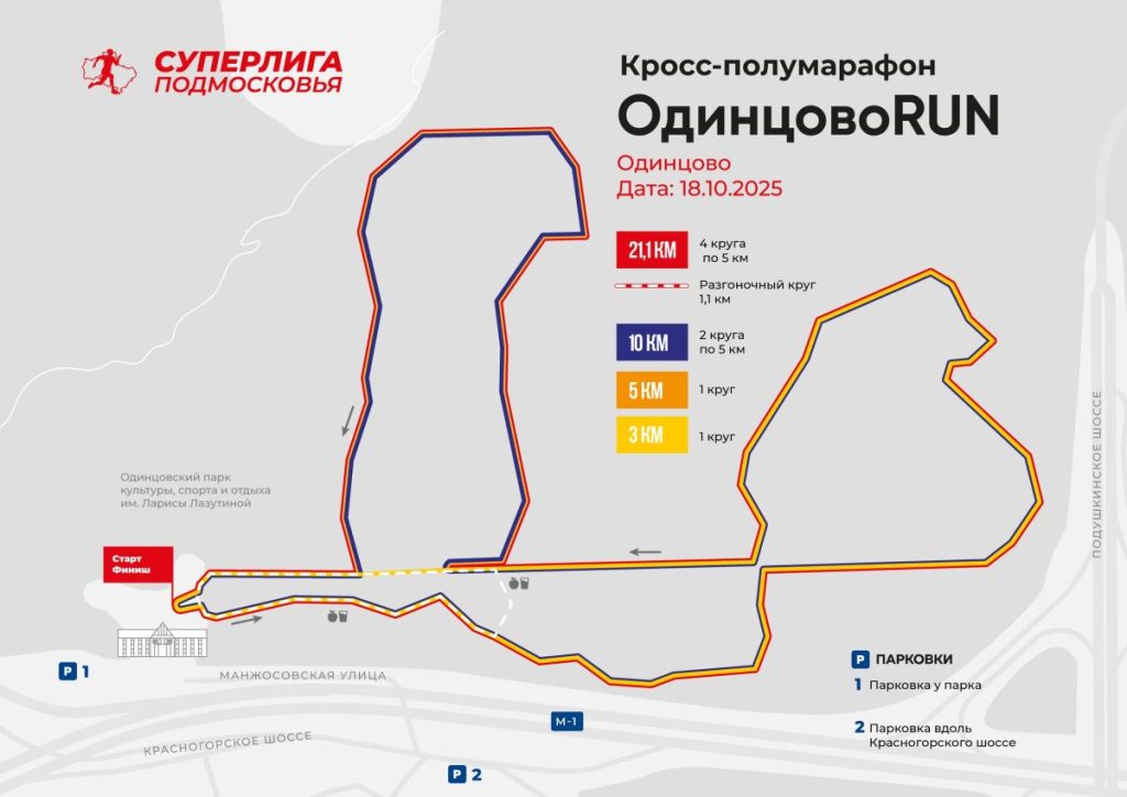 Кросс-полумарафон «ОдинцовоRUN» – 2025
